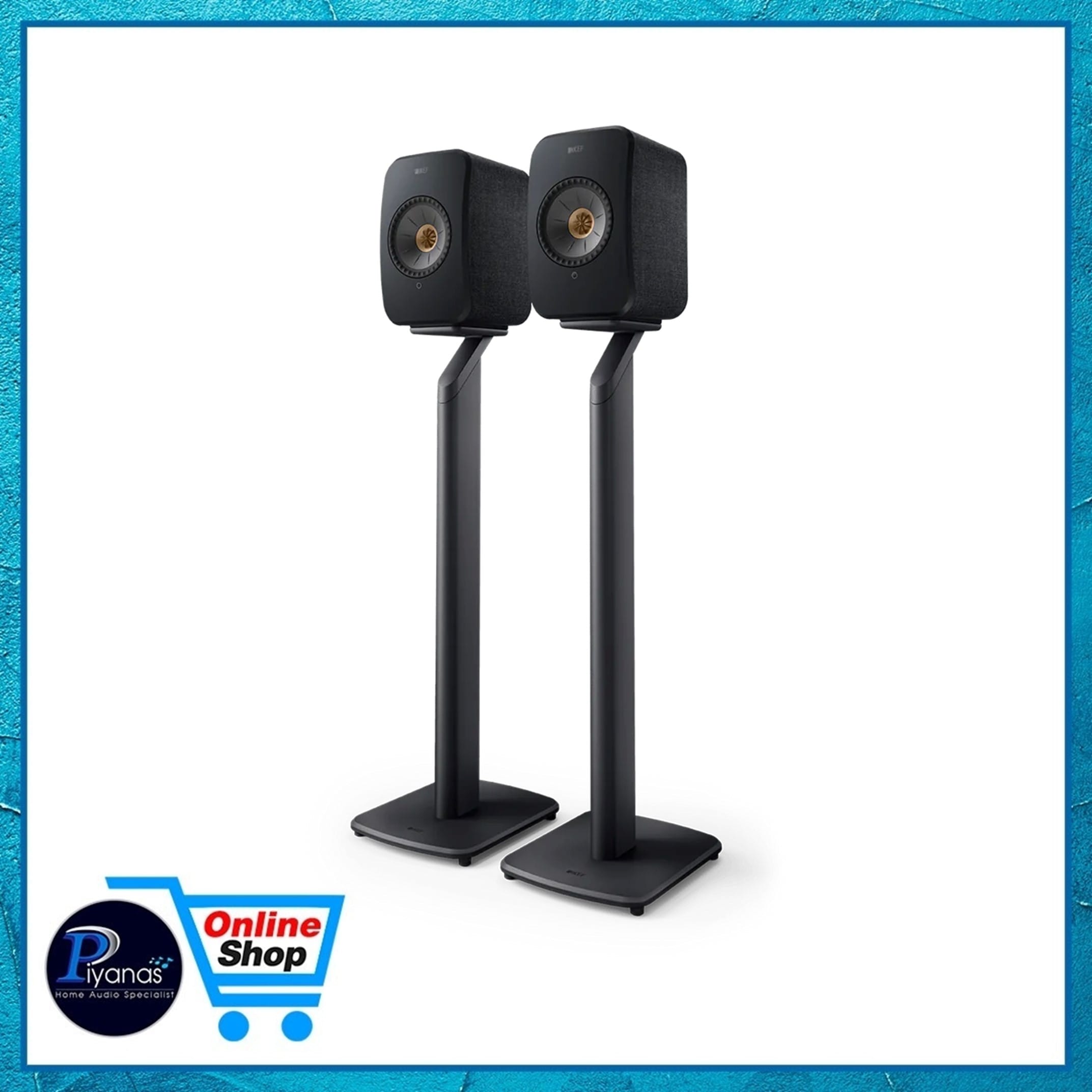 ขาตั้งลำโพง KEF : LSX II S1 FLOOR STAND สีเทาเข้ม (คู่)_3